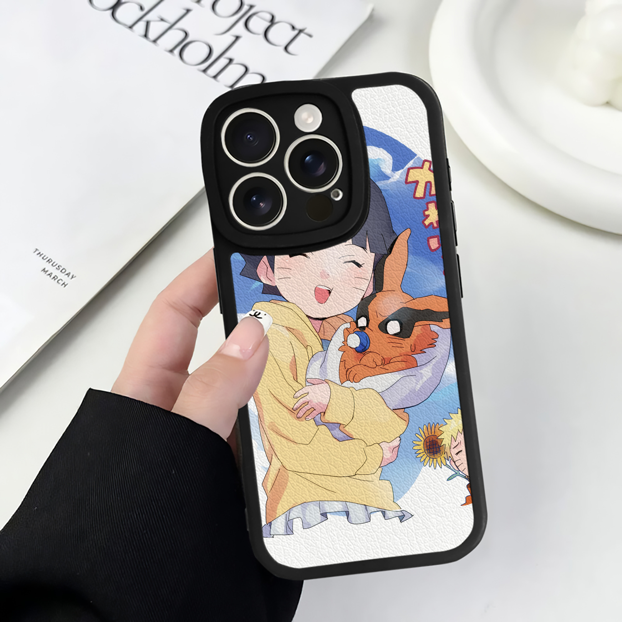 （画像用） NARUTO -ナルト- NARUTO -ナルト- 疾風伝 【iPhone 16シリーズ対応】シリコンスマホケース（レザー調） 材質：シリコン